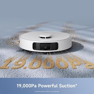 หุ่นยนต์ดูดฝุ่นถูพื้น Mova E40 Ultra แรงดูด 19,000Pa สถานีออลอินวัน ระบบเทฝุ่นอัตโนมัติ ระบบล้างอัตโนมัติ ระบบอบแห้งด้วยลมร้อน ระบบหลบหลีกสิ่งกีดขวาง 360 องศา ควบคุมผ่านแอป - Product Image 3