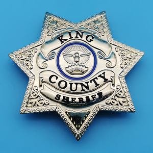 Nhà Máy Thiết Kế Tùy Chỉnh Biểu Tượng 3D Hình Quần Áo Ve Áo Pins Sáng Bóng Mạ Vàng Kuwait Sao Kim Loại An Ninh Huy Hiệu Cho Món Quà - Product Image 6