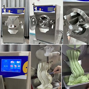 Nueva Máquina Comercial Multifuncional para Helados Duros y Gelato, Enfriada por Aire, de Sobremesa, Congelador por Lotes, Fabricante de Helados - Product Image 6