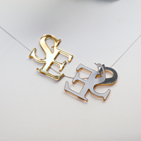 Letras Acrílicas 3D Personalizadas al por Mayor con Adhesivo para Invitaciones, Sobres, Menús, Manualidades, Monogramas, Números, Logotipos, Decoración, Recuerdos, Embalaje