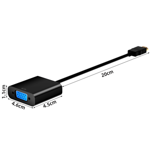 Adattatore Convertitore da Plastica HD per Ingresso DVD HDTV a VGA per PC Laptop Notebook con Audio Bestseller - Product Image 3