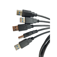 Kabel USB Tipe C Bahan PVC Fleksibel Kecepatan USB3.0 5gbps Kualitas Pabrik