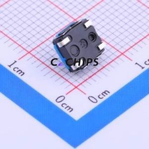 KSC741JLFS Tactile Switch SMD-4P,6.2x6.2mm Switch Single Pole Single Throw Round Button 3.9N Vertical Mount - Product Image 2