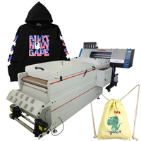 Impresora de camisetas dtf, máquina de impresión digital con 2 cabezales de calor de 60cm