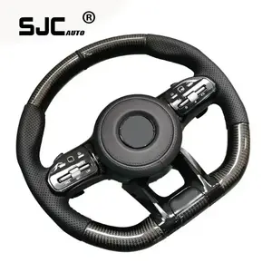 Sjc Geavanceerde Maatwerk Koolstofvezel Stuurwiel Voor Mercedes-Benz Amg W204 W205 Cla Gla 45 Klasse C217 W211 W212