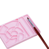 Palette de mélange pour nail art réutilisable, portable et lavable, en plastique, pour gel et peinture, plusieurs couleurs disponibles – Meilleures ventes