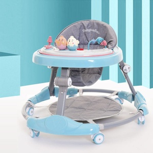 Deambulatore Pieghevole 2 in 1 Multifunzionale per Bambini con Ruote, Previene le Gambe Arcuate, Permette di Sedersi e Imparare <span class=keywords><strong>a</strong></span> Camminare - Product Image 6
