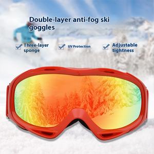 Liquidation Double couche Anti-buée <span class=keywords><strong>Ski</strong></span> lunettes à la mode OTG étanche à la neige lunettes aveugles pour hommes femmes jeunesse modèle lunettes anti-neige - Product Image 4