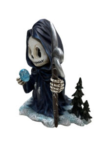 Décoration d'Halloween en résine personnalisée figurine de faucheuse maléfique figurine de décoration gothique en résine de mort - Product Image 2