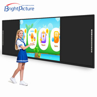 Meilleur prix, tableau blanc interactif électronique LCD/LED intelligent tout-en-un avec écran LED 4K de 75 pouces, tactile IR 20 points, pour l'école