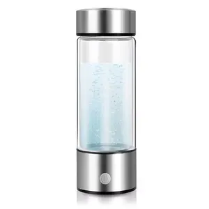 Hot Sale 2024 Hydrogen Generator Cup Water Filter 410ML Alkaline Maker Hydrogen-Rich Water Portable Bottle Pure H2 Electrolysis