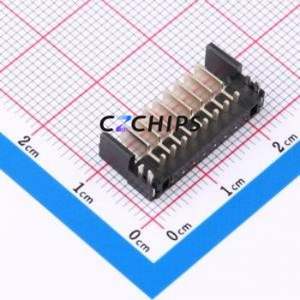 GT-BTP20008-0550B-027A Blade/Spring Contact Battery Connector Through hole Component (THT) Connector 2mm 8P Horizontal Insert 5A - Product Image 2