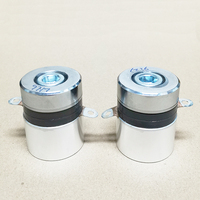 Vibrator Piezo QXULTRASONIC Baru yang Andal 100kHz Konversi Tinggi 60W Transduser Ultrasonik Paduan Aluminium Pembersihan 3 Bulan