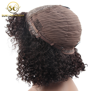 10 12 14 16 18 pulgadas personalizado exótico de la onda Afro <span class=keywords><strong>corto</strong></span> rizo pelucas para mujeres negras - Product Image 6