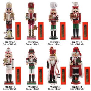 Figura Decorativa de Soldado Cascanueces de Estilo Europeo, Manualidades Creativas para el Hogar, Adorno Navideño, Juguete Nuevo - Product Image 5