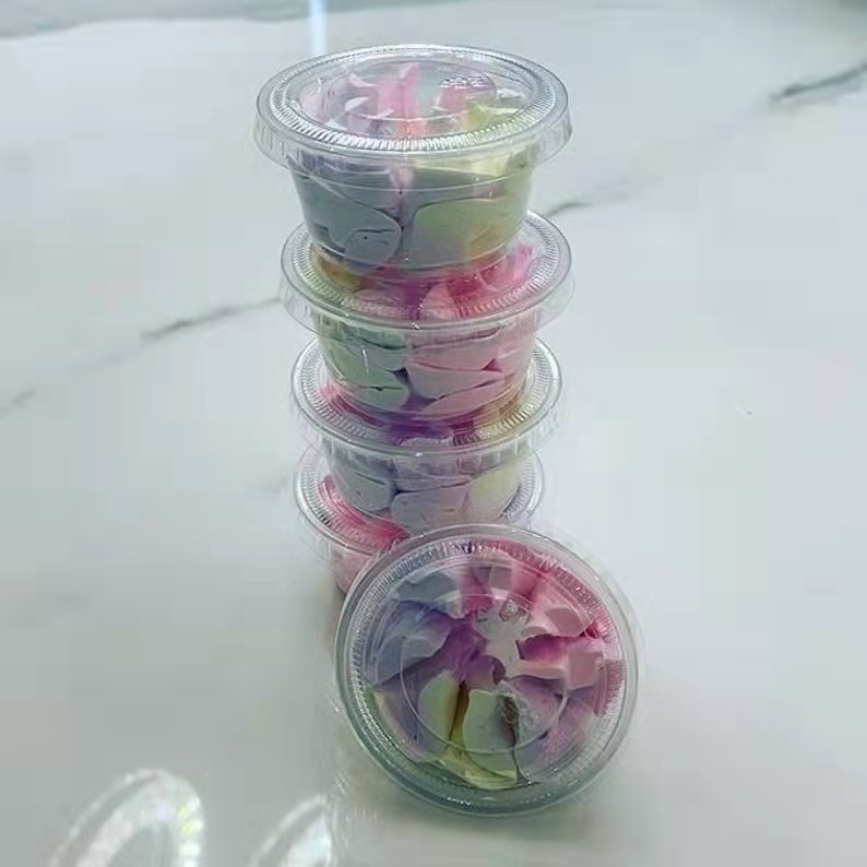 Whipped Moisturising Soap Tower Soap Fluff, 5 Soap Pots  Vegan Friendly Beauty Gift Softer Skin Shower Whip with private label