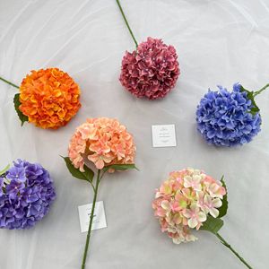 3D Fabric <b>Hydrangea</b> <b>Flowers</b> Silk <b>Artificial</b> <b>Flower</b> Arrangement Wedding Home Decoration 90 Pieces Realistic Props - Product Image 4