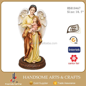 Promocional personalizable resina artesanía guardián Ángel estatuilla Arcángel <span class=keywords><strong>Miguel</strong></span> recuerdo escultura Europa pintura surtido - Product Image 3