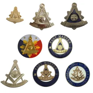 Masonic Huy Hiệu Trang Trí Dính Kim Loại Huy Hiệu Xe Biểu Tượng