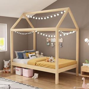 <span class=keywords><strong>Letto</strong></span> per Bambini in Legno Massello <span class=keywords><strong>su</strong></span> <span class=keywords><strong>Misura</strong></span> <span class=keywords><strong>Letto</strong></span> a Castello Stile Instagram per Ragazzi e Ragazze Casetta di Legno da Principessa - Product Image 6