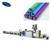 Machine à grande vitesse d'extrusion de plastique de tuyau de HDPE de double couche/tuyau du HDPE PPR de matériel recyclé faisant la ligne
