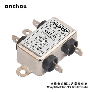ตัวกรอง EMI เฟสเดียว Anzhou รุ่น DAA2 3A 6A 10A โมดูลกรองสัญญาณรบกวนแบบ Common Mode - Product Image 2