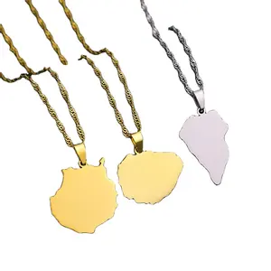 Spain Canary Islands Tenerife/Gran Canaria/Fuerteventura/La Palma/Lanzarote Pendant Necklaces Women Girl Jewelry