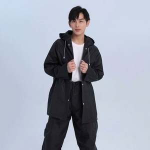 Impermeable Plegable Unisex de EVA de Alta Calidad, Resistente al Viento, con Logotipo Personalizado para Viajes y Camping - Venta al Por Mayor, Color Negro - Product Image 5