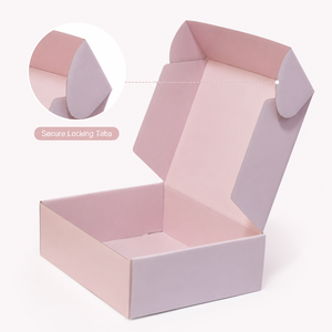 Pink Rigid Cosmetic <b>Box</b> Rectangle Shape High-End Paperboard UV Logo Offset Printing Custom Order Accepted - Product Image 5