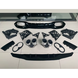 Difusor Trasero Estilo A35 para Mercedes-Benz Clase A W177, Puntas de Escape para Sedán y Hatchback, A160, A180, A250 a A35, Labio Trasero y Silenciador - Product Image 6