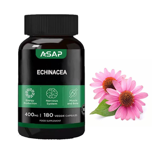 Cápsulas de Equinácea Veganas OEM ASAP, Suplemento para el Sistema Inmunológico, Salud, Halal, Orgánico, Grado Alimenticio, 60 Cápsulas/Botella, 2 Años de Duración - Product Image 2