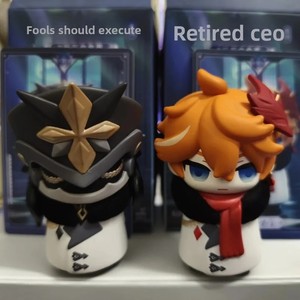 Nouvelle Boîte Mystère <span class=keywords><strong>Genshin</strong></span> Fatui Harbinger - Figurine de Jeu MiHoYo - Décoration de Bureau - Boîte Surprise - Jouet d'Anniversaire - Cadeau de Noël - Product Image 3