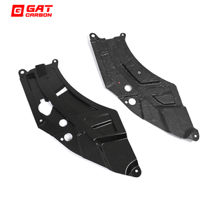 Set Trim Mesin Serat Karbon Kering Berkualitas Tinggi untuk BMW M2 G87 Pengganti Penutup Alis Lampu - Product Image 1