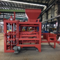 Machine de moulage de blocs entièrement automatique durable QT4-15, machine hydraulique de fabrication de briques en béton pour briqueterie moyenne