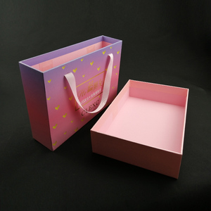 Custom Luxury square Rigid Cardboard Paper Small Thin Slider Box Drawer Type Gift Packaging Boxes with Handles - Product Image 5