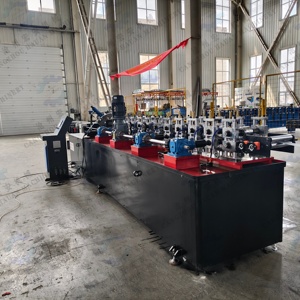 เครื่องขึ้นรูปเหล็กโครงฝ้าเพดาน CANGZHOU HAUAN MACHINERY ขนาด 93 มม. ป้อนวัสดุได้แม่นยำสูง 380V ผลิตในจีน - Product Image 2