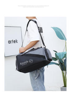 Wholesale Fashion Casual Training Team Logo Printing Nylon Custom Sport Duffle Bag for Football Soccer Basketball - Product Image 2