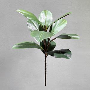 Feuilles de Magnolia Artificielles Meng Jie 30cm-100cm Vertes, Branche Unique à 10 Feuilles, Arrangement Décoratif pour Plantes - Product Image 3