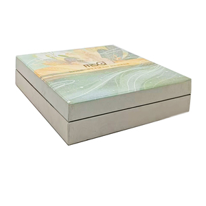 Custom Eco-friendly Grey Board Rigid Box Magnetic Closure Die Cuts Large Capacity Makeup Brush Storage - Product Image 3