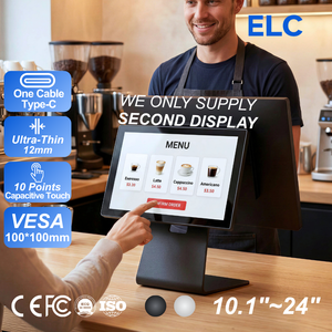Monitor Táctil Personalizado de 10.1 Pulgadas y 400 Nits con Unión Óptica G+G, Pantalla Secundaria POS Táctil para Comercio Minorista - Product Image 1