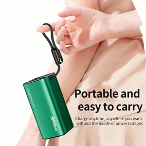 <span class=keywords><strong>Batterie</strong></span> externe portable 22,5 W ultra-rapide tendance avec affichage numérique 20000 mAh pour plusieurs appareils - Product Image 6