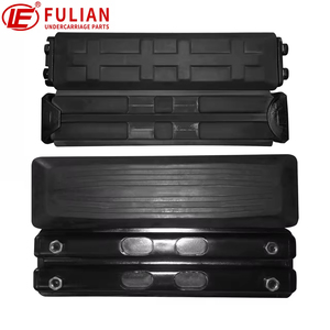 สายฟ้าชิ้นส่วนช่วงล่างของรถขุดบนแผ่นยางรอง230mm 250mm 300mm 400mm 450MM 500mm - Product Image 4