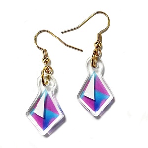 个性耳环饰品定制可爱耳环动漫卡通透明亚克力女孩耳环 - Product Image 2