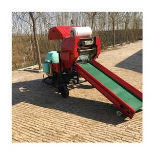 High Performance Straw Baler Fully Automatic <b>Green</b> Storage Straw Bundling and Film Wrapper Machine - Product Image 3
