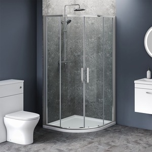 <span class=keywords><strong>Mampara</strong></span> de <span class=keywords><strong>Ducha</strong></span> Moderna Exceed de Vidrio Fijo en Negro Mate con Vidrio Templado, Puerta de <span class=keywords><strong>Ducha</strong></span> para Baño, Puerta de <span class=keywords><strong>Ducha</strong></span> Walk-in - Product Image 5