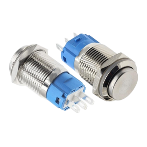 16MM Stainless Steel Button IP65 1NO Switch for Home Appliance High Head - Product Image 2