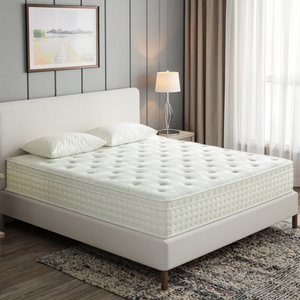 135*190*24/135*200*24cm mùa xuân Nệm sang trọng cuộn lên mùa xuân Nệm 2cm cao su + 20cm Túi mùa xuân đầy đủ kích thước lai nệm - Product Image 1