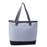 Nouveau design 2026 – Sac isotherme fourre-tout en polyester avec compartiment à glace et fermeture éclair pour femmes et hommes