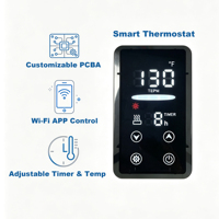 Thermostat intelligent pour chauffe-serviettes, mode ECO économe en énergie, confort quotidien à domicile, porte-serviettes chauffant