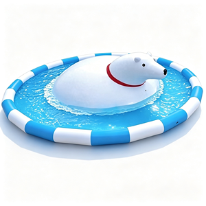 Piscina Inflable Grande y Móvil de Fabricante Directo, Piscina Inflable para Adultos, Ideal para Centros Comerciales y Espacios de Ocio de Verano - Product Image 1